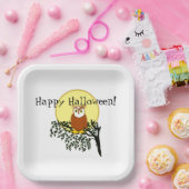 紙プレート – フクロウオンブランチ ペーパープレート (パーティー)