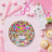 紙プレート、ベビーハッピーバースデー ペーパープレート (パーティー)