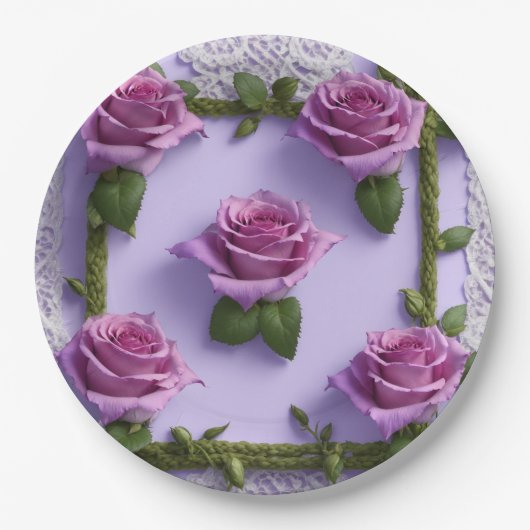 紙プレート ペーパープレート (正面)