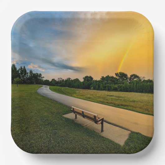 紙プレート ペーパープレート (正面)