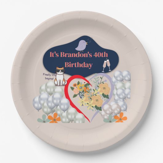 紙プレート ペーパープレート (正面)