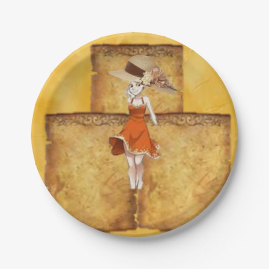 紙プレート ペーパープレート (正面)