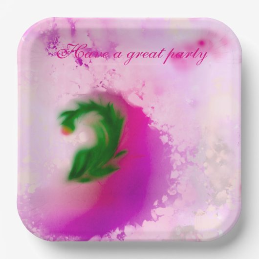 紙プレート ペーパープレート (正面)