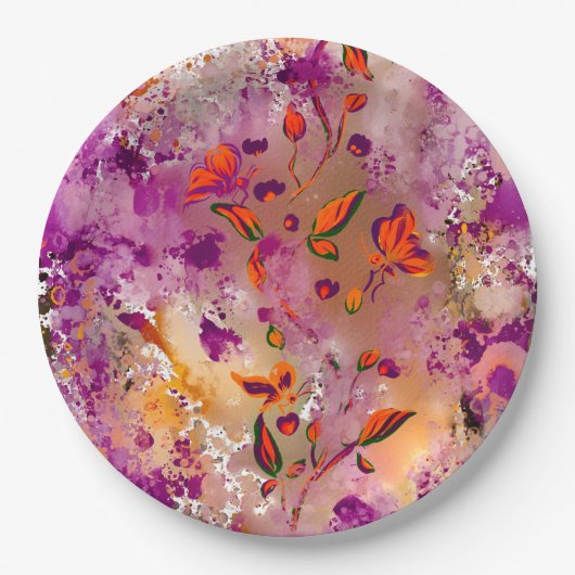 紙プレート ペーパープレート (正面)