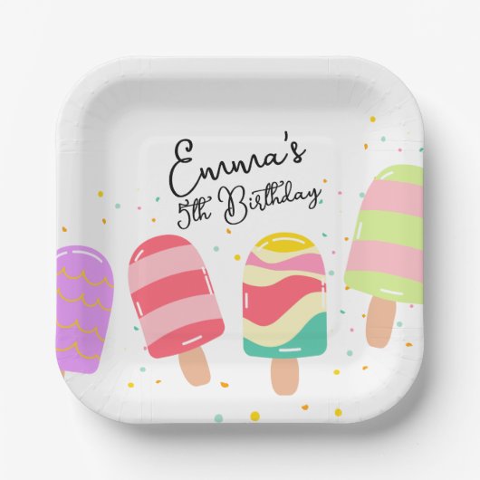 紙プレート ペーパープレート (正面)