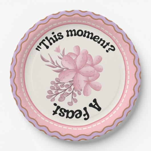 紙プレート ペーパープレート (正面)