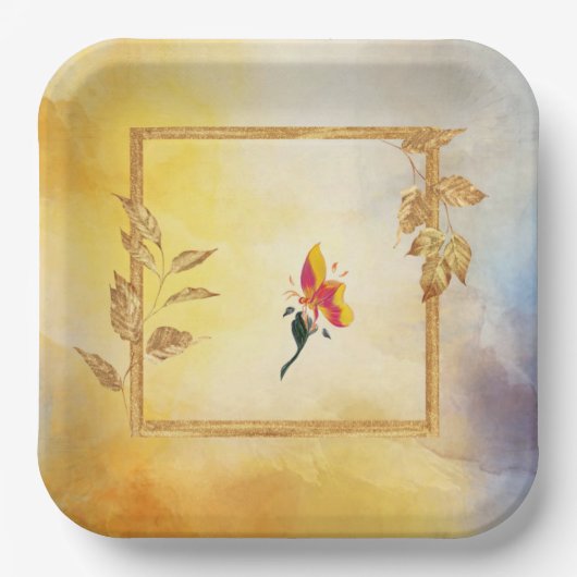 紙プレート ペーパープレート (正面)