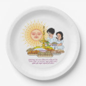 紙プレート ペーパープレート (正面)