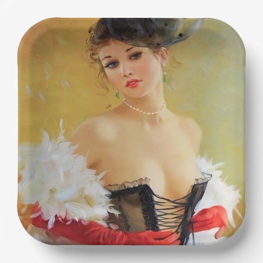 紙プレート ペーパープレート (正面)