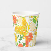 紙プレート – ボホシトラススライス 紙コップ (右)