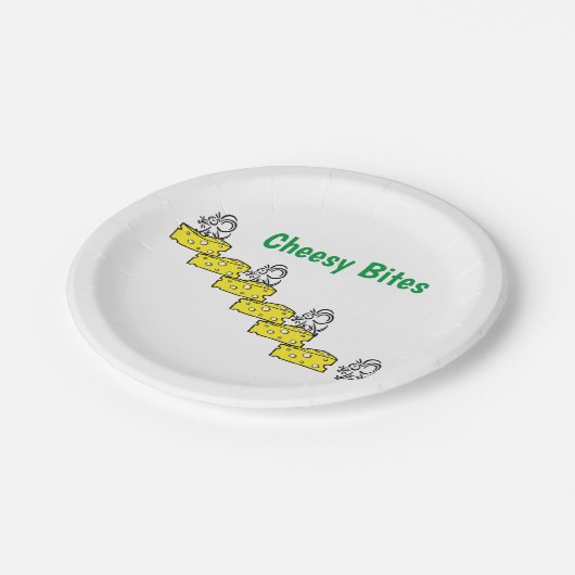 紙プレート、マウスチーズビテス紙プレート ペーパープレート (アングル)