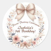 紙プレート ラウンドシール (正面)