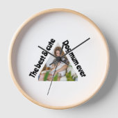 紙プレート 壁時計 (正面)