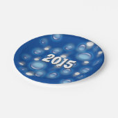 紙プレート – 新年のバブル ペーパープレート (アングル)