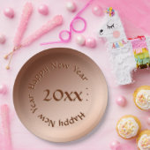 紙プレート – 日付と新年の計算 ペーパープレート (パーティー)