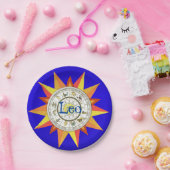 紙プレート、星占いブルースター ペーパープレート (パーティー)