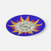 紙プレート、星占いブルースター ペーパープレート (アングル)