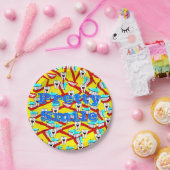 紙プレート、歯スマイル歯磨き粉 ペーパープレート (パーティー)