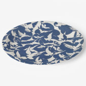 紙プレート:白+青：1928 ペーパープレート (アングル)