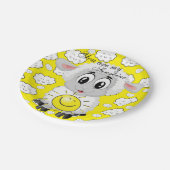 紙プレート、羊の太陽の雲あなたは私の太陽である ペーパープレート (アングル)