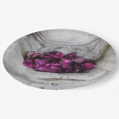 紙プレート：花仏 ペーパープレート (アングル)