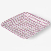 紙プレート – 行の複数のLilacs ペーパープレート (傾斜あり)