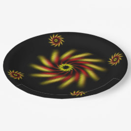 紙プレート – 複数のPinwheels ペーパープレート