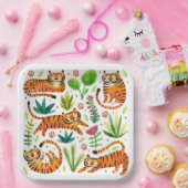 紙プレート:遊虎 ペーパープレート (パーティー)