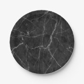 紙プレート、黒大理石 ペーパープレート (正面)