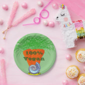 紙プレート、100%ビーガンニンジン ペーパープレート (パーティー)