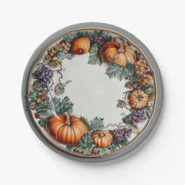 紙プレート, 17.78 cmラウンド紙プレート ペーパープレート