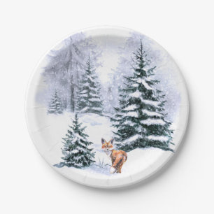 紙プレート、7"ラウンド紙プレート、 ペーパープレート