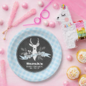 紙プレート- Blue Woodlandベビーシャワー ペーパープレート (パーティー)