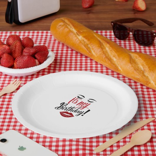 紙プレート- It's My誕生日 ペーパープレート (ピクニック)