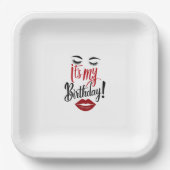 紙プレート- It's My誕生日 ペーパープレート (正面)