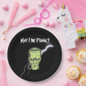 紙プレート、May I beフランク、フランケンシュタイン ペーパープレート (パーティー)