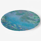 紙プレート:MONETの「《植物》スイレン」 ペーパープレート (アングル)