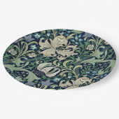 紙プレート: WILLIAM MORRIS :ハニーサックル ペーパープレート (アングル)