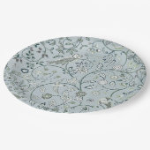 紙プレート: WILLIAM MORRIS : OWL & PHEASANT ペーパープレート (アングル)