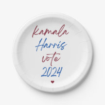 紙プレートfor Kamala Harris 2024