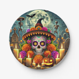 紙プレートgeftハロウィーンの日 ペーパープレート