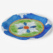 紙プレートSCT_P8-1シチリアン伝統的デザイン ペーパープレート (アングル)