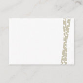 紙ホワイト樺の木 エンクロージャーカード (裏面)