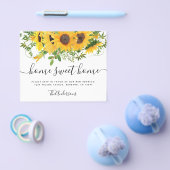 紙ホームスイートホームムービングアナウンスメント チラシ (シングル)