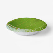 紙ボウルとリーフデザイン ペーパーボウル (傾斜あり)