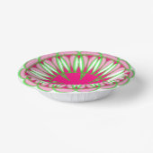紙ボウル明るいピンクと緑 ペーパーボウル (傾斜あり)