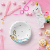 紙ボウル「金ゴールドフラミンゴベビー&ママ」 ペーパーボウル (パーティー)