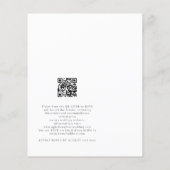 紙ボホケーキ花模様ボヘミアンウェディングアクト チラシ (裏面)