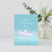 紙ボートの青海 ポストカード (スタンド正面)