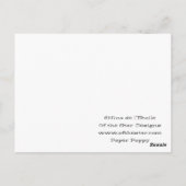 紙ポピー ポストカード (裏面)